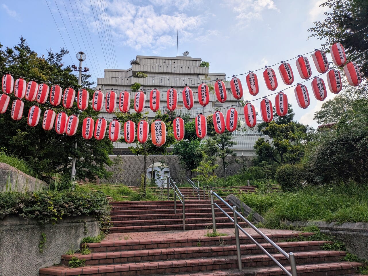 寺内北公園提灯