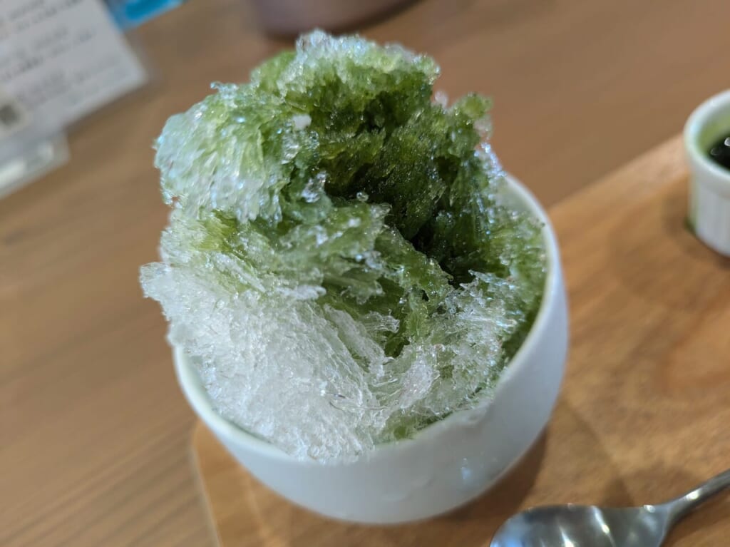 抹茶かき氷