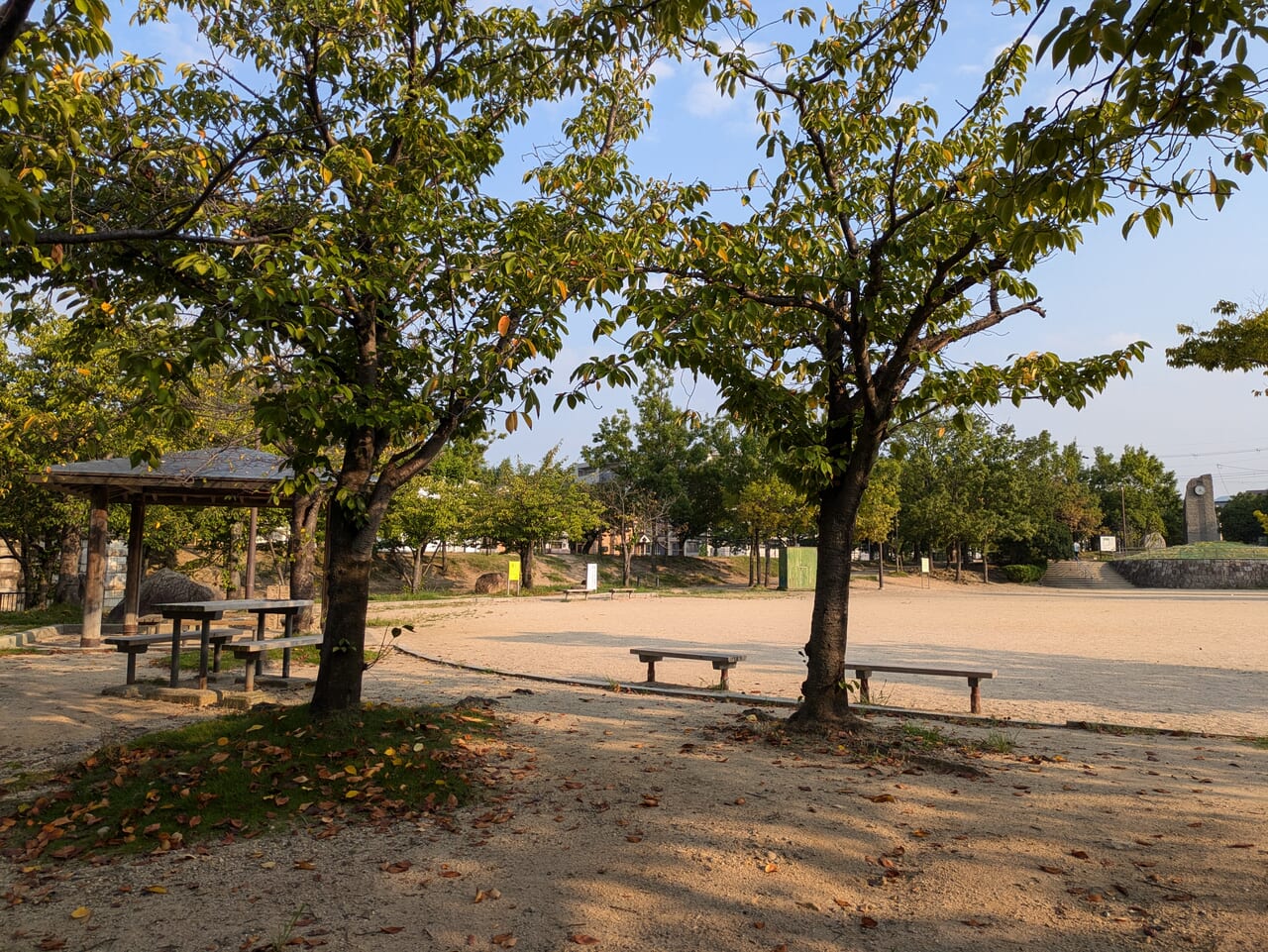 野畑南公園ベンチ