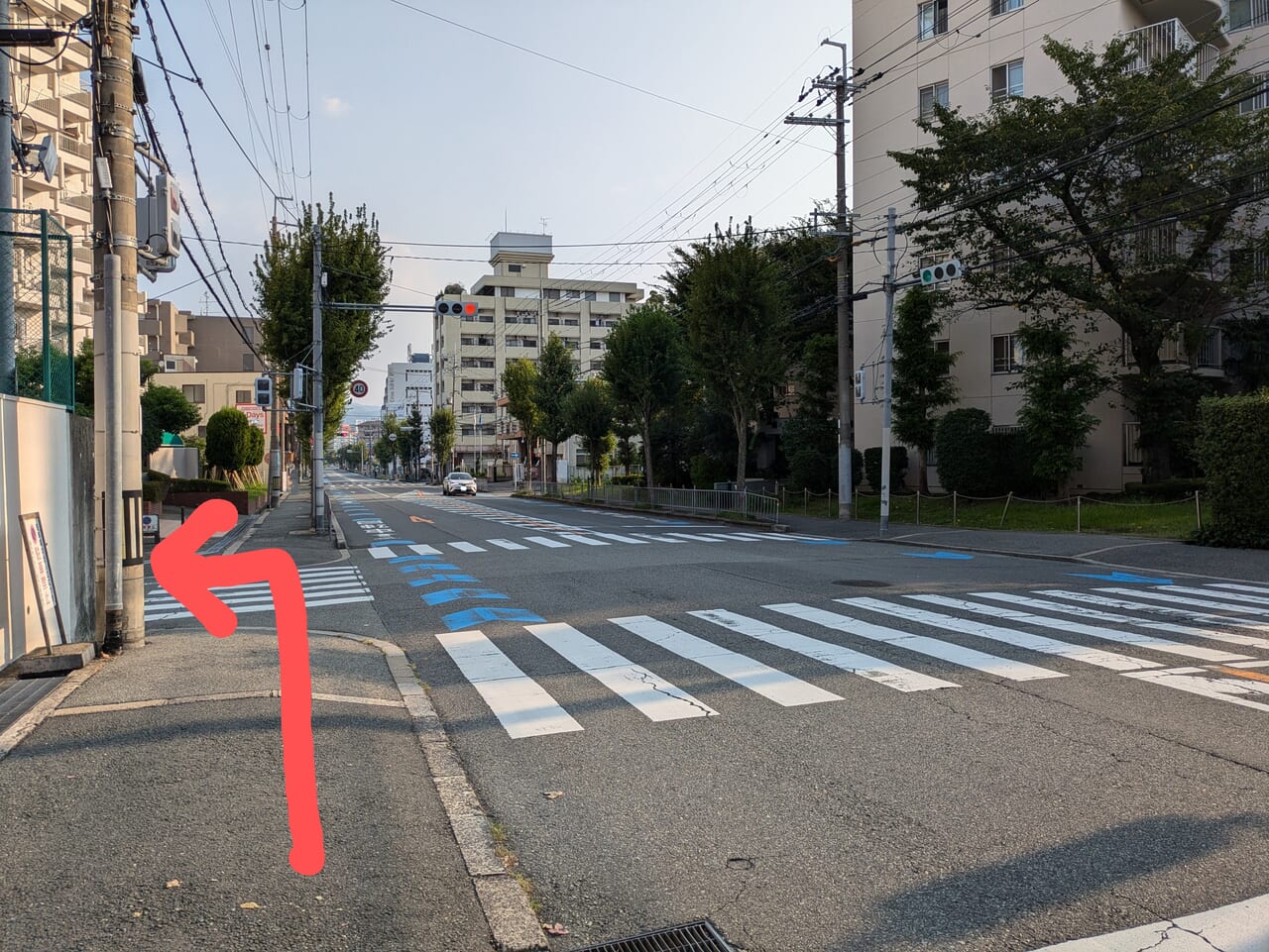 野畑南公園への道順