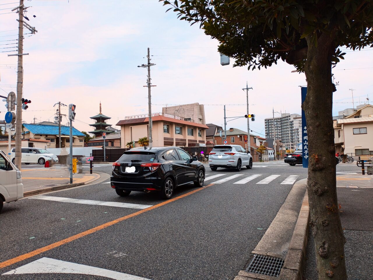 城山町交差点から中豊島介護サービスセンター