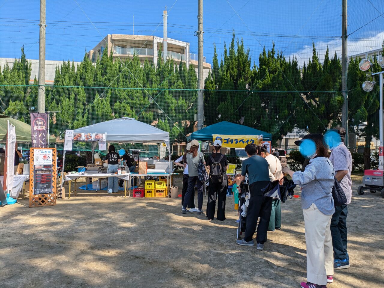 2024秋豊中SUPEフードフェス　ゴリラベイク前の行列