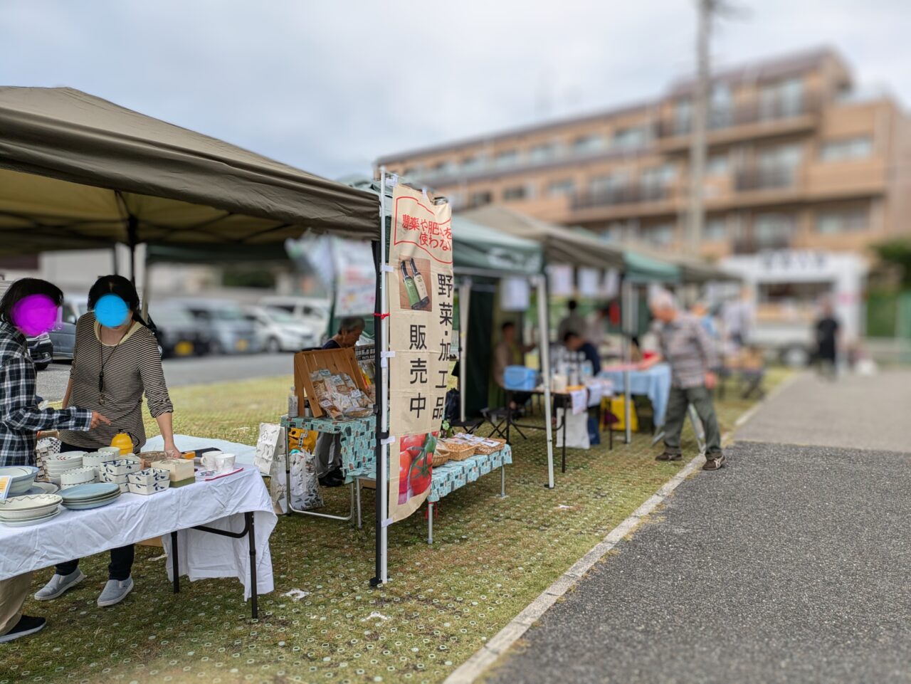 「蛍池まちなかマルシェ」雰囲気