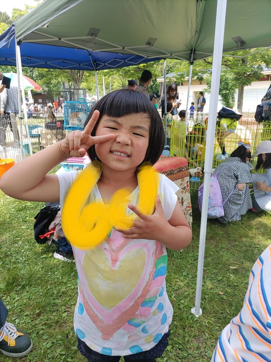 「とよなかっ子!!パラダイスランド in千里南公園」豊中ふれあい動物園の様子