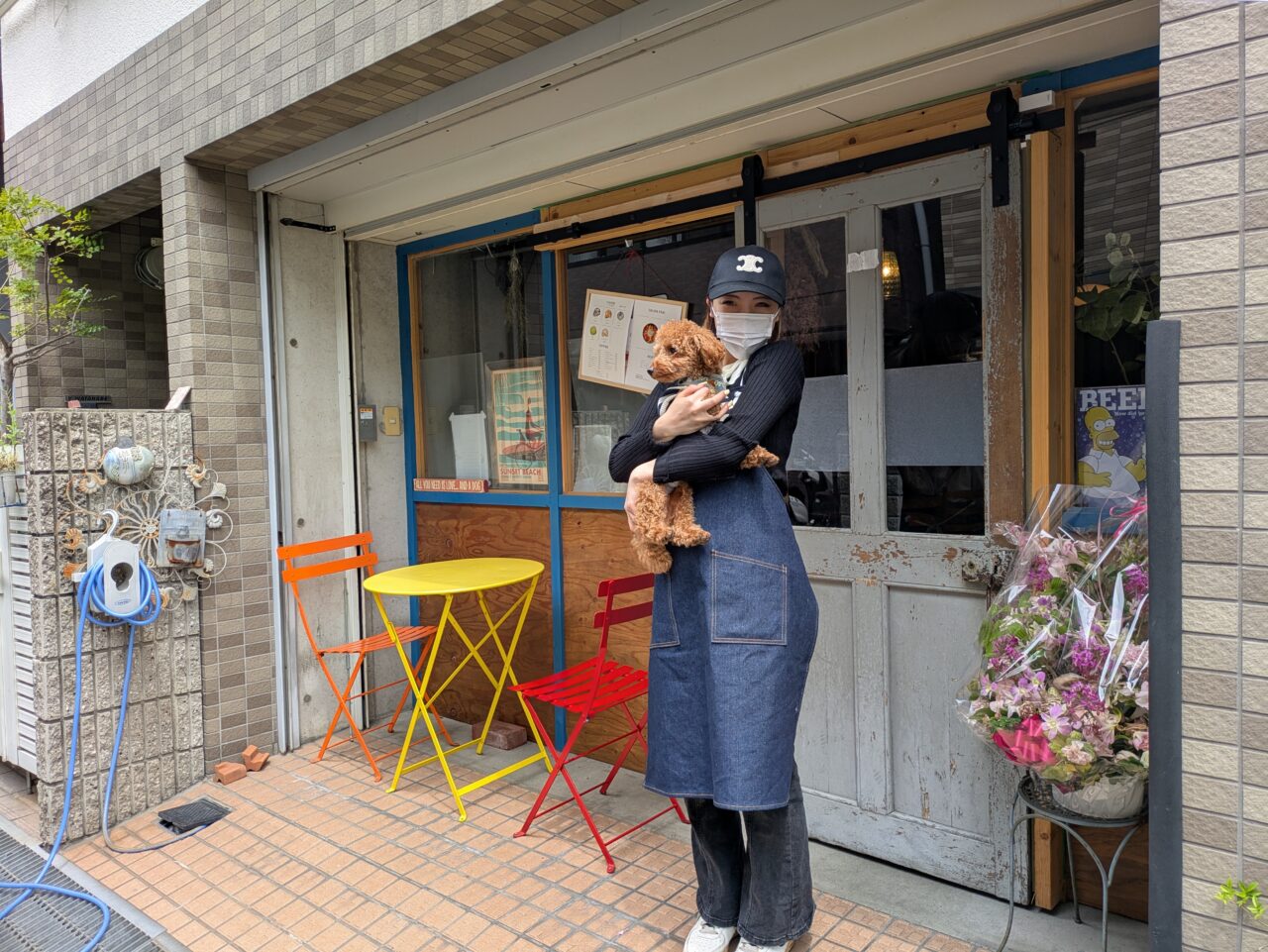 CafeBee の佐々木さん、愛犬ロックくん