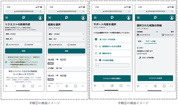 阪急電車 介助のWeb予約サービス