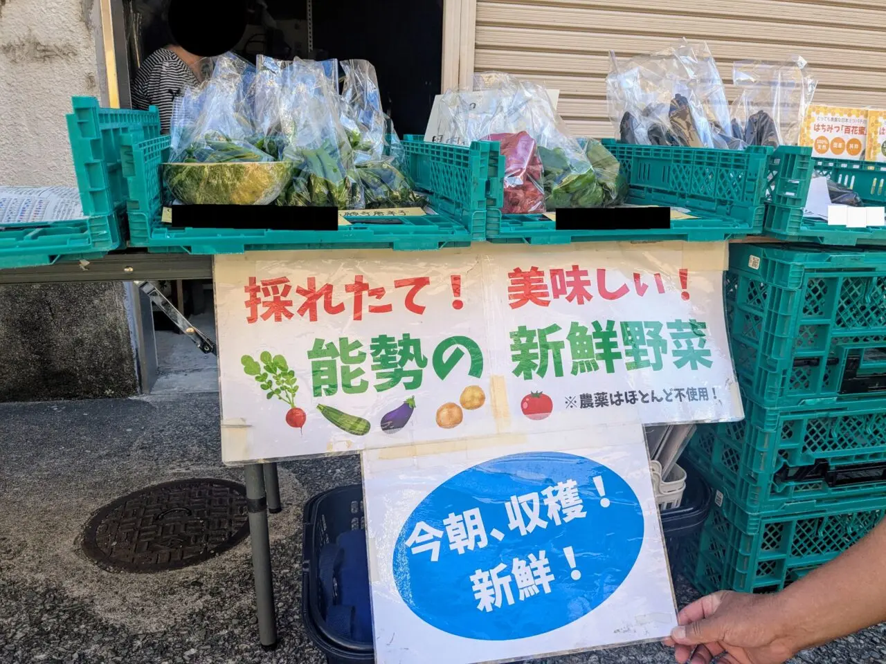 能勢の新鮮野菜販売