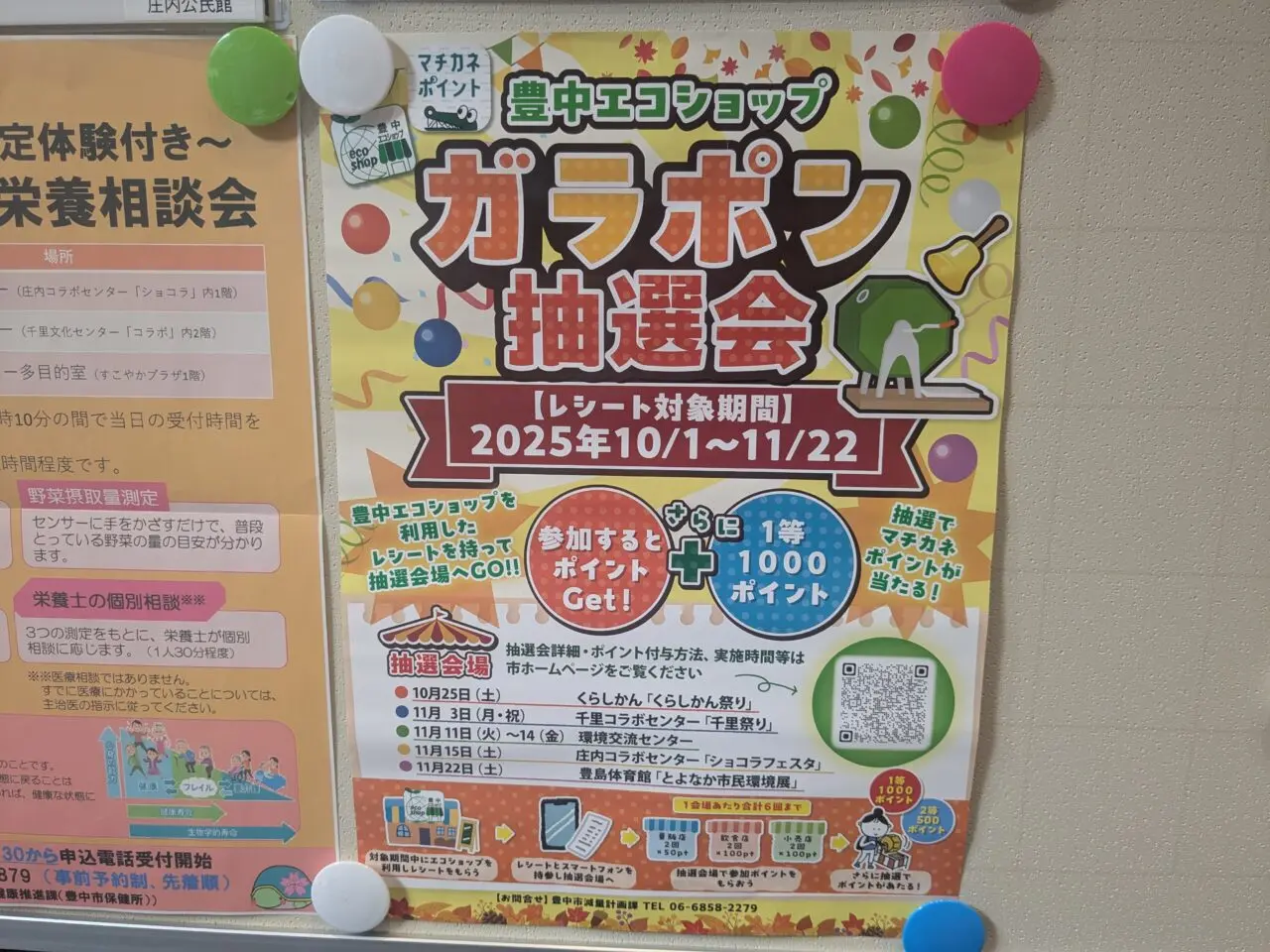 豊中エコショップガラポン抽選会