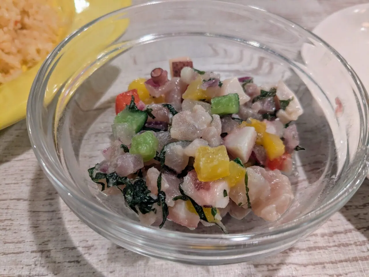 カルメクスのシーフードセビーチェ