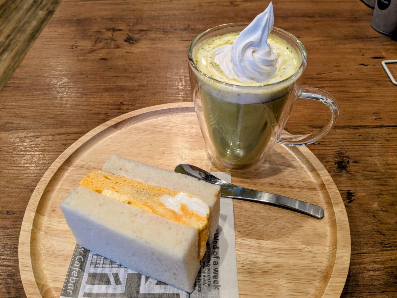 a.Nook(アドットヌック)たまごサンドとかぼちゃのスムージー