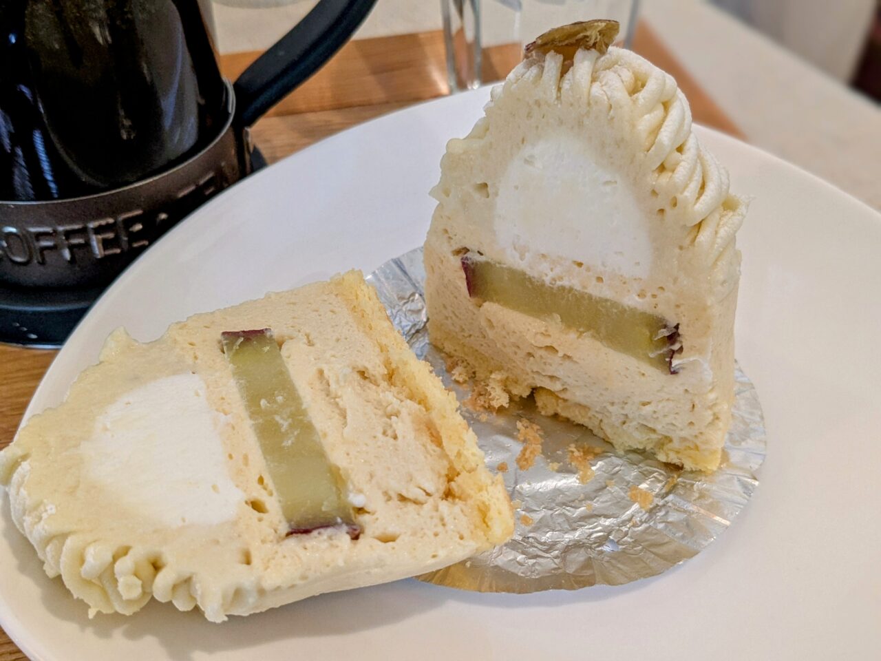 Uma Uma Cafeケーキ断面