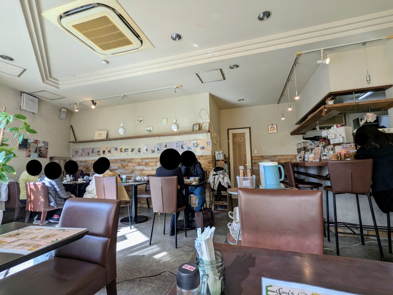 Joy’s cafe店内