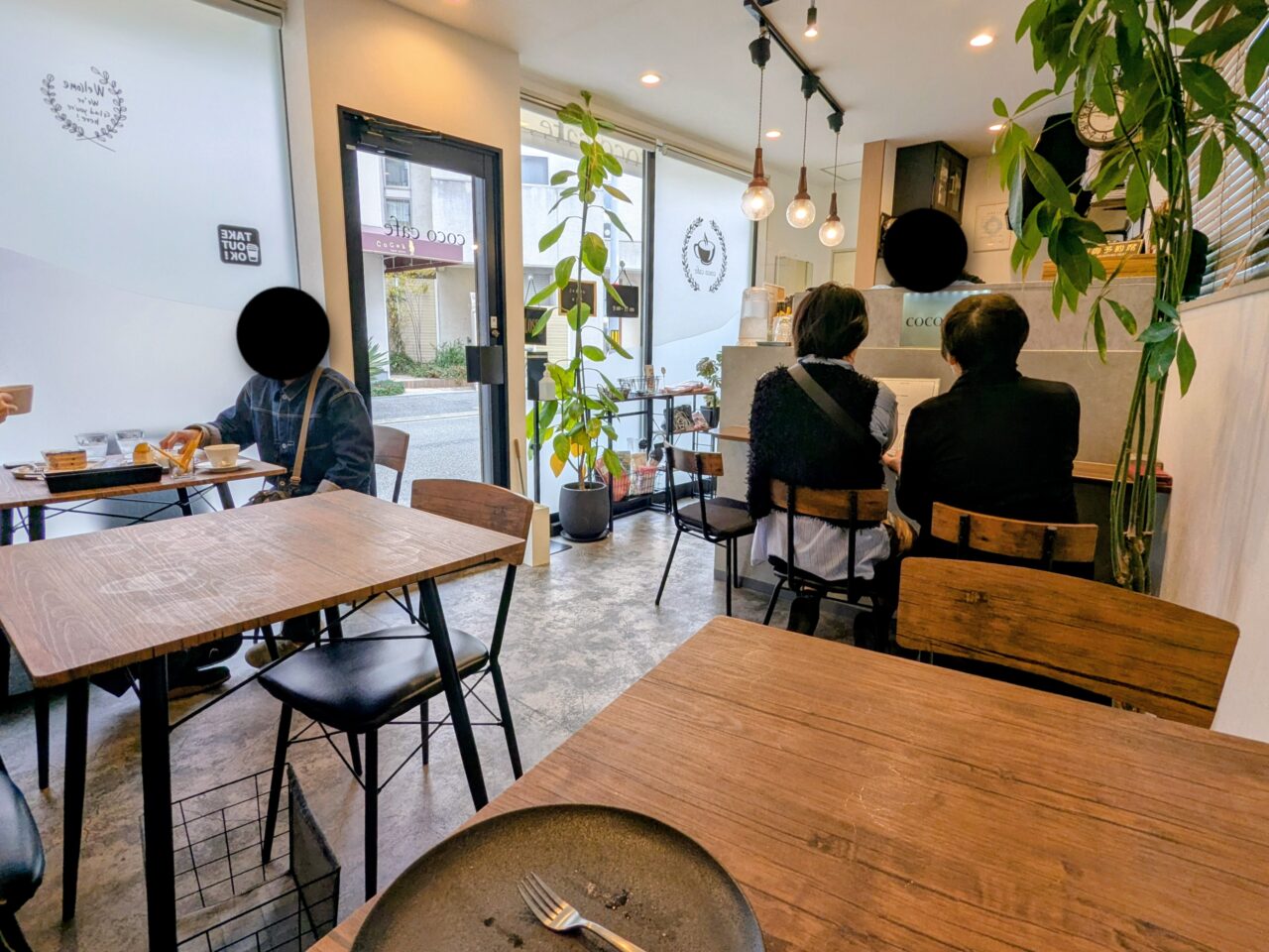 coco cafe店内