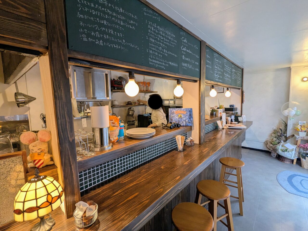 ぼくにもクレープ店内