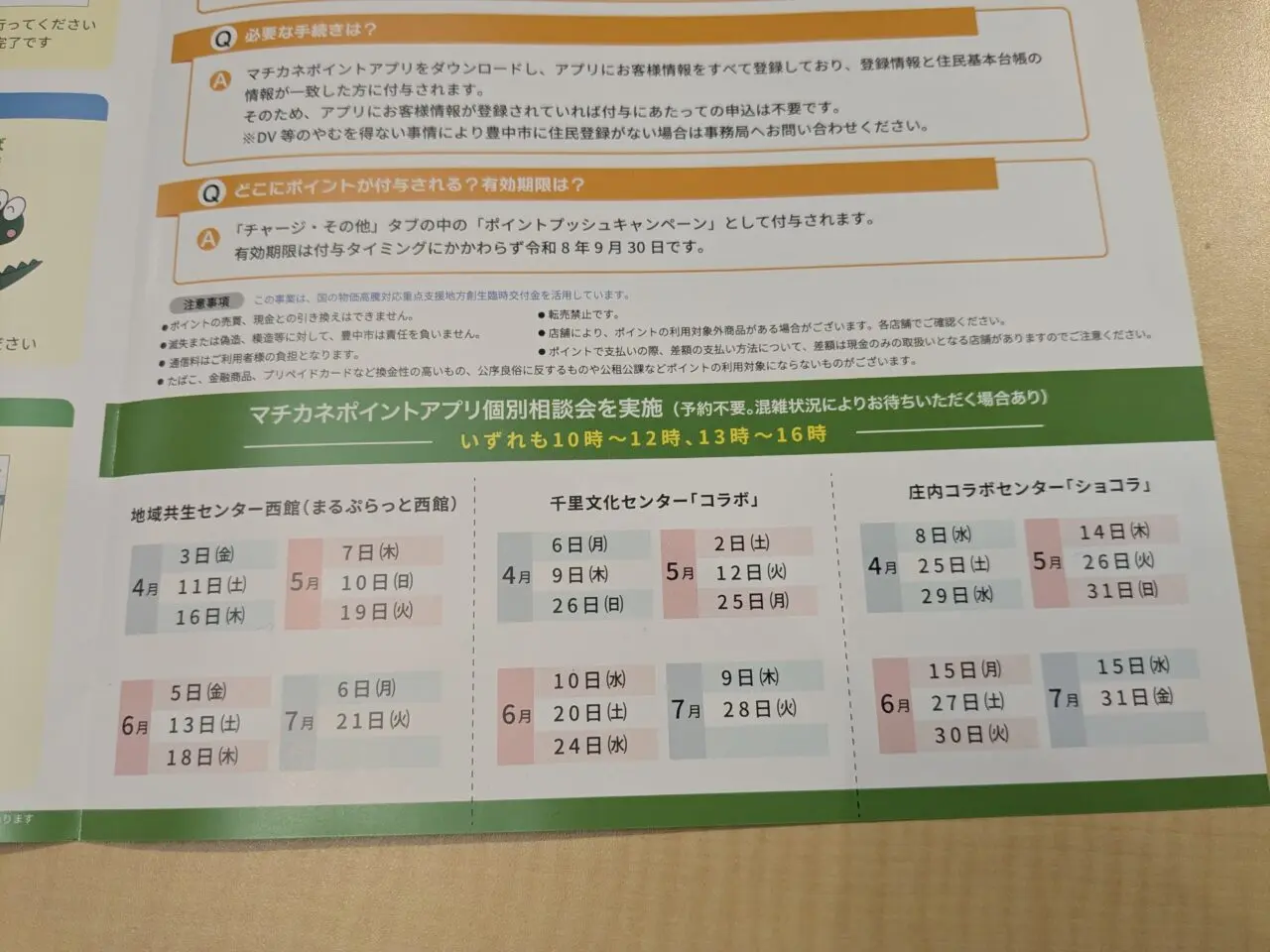 マチカネポイントプッシュキャンペーン
